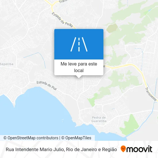 Rua Intendente Mario Julio mapa