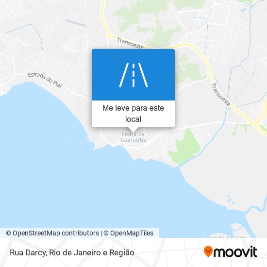 Rua Darcy mapa