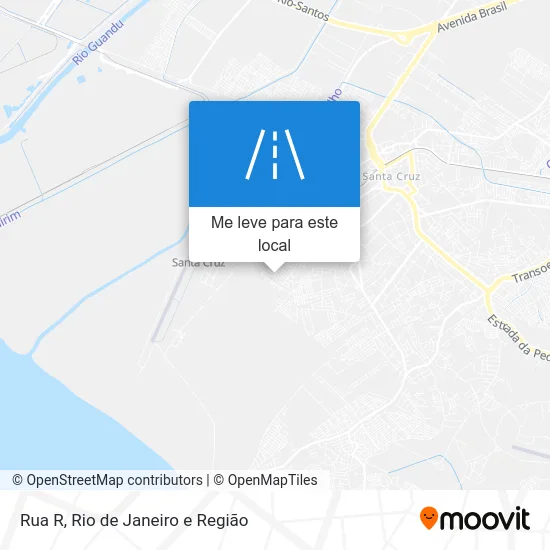 Rua R mapa
