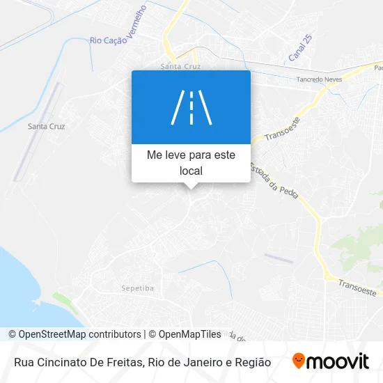 Rua Cincinato De Freitas mapa