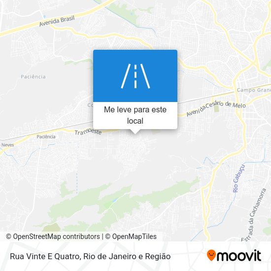 Rua Vinte E Quatro mapa