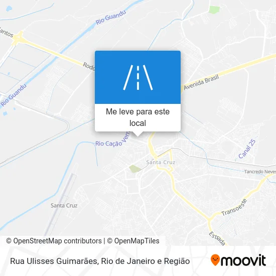 Rua Ulisses Guimarães mapa