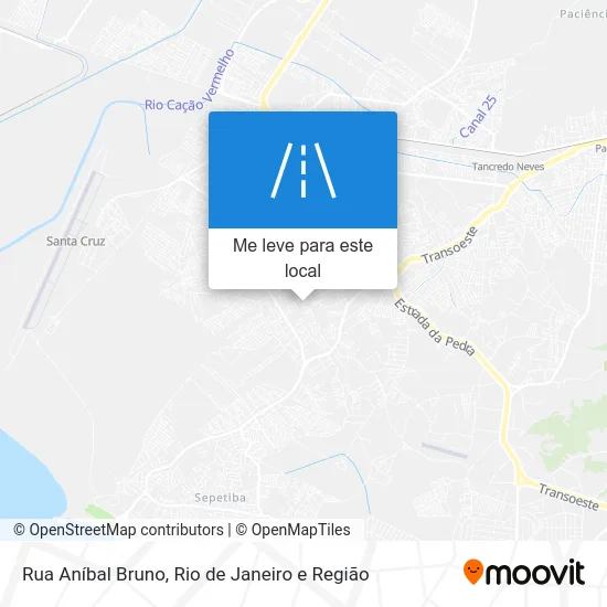 Rua Aníbal Bruno mapa