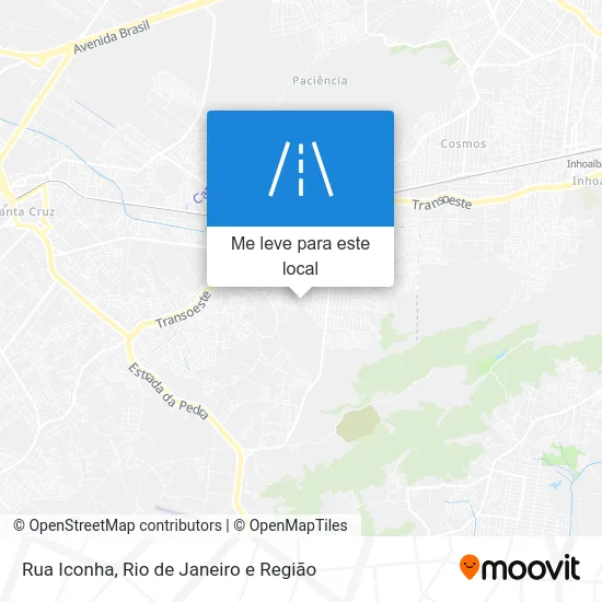 Rua Iconha mapa
