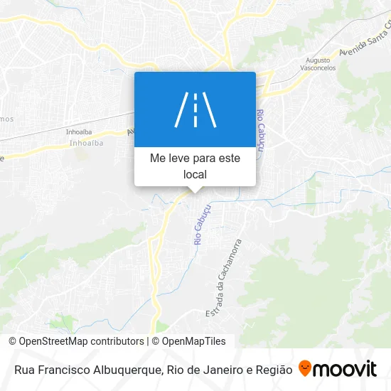 Rua Francisco Albuquerque mapa