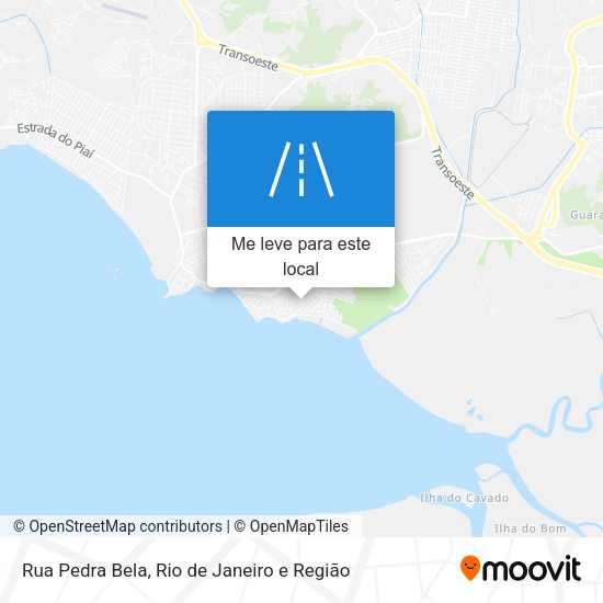 Rua Pedra Bela mapa