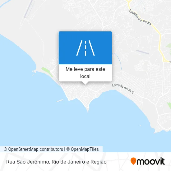 Rua São Jerônimo mapa