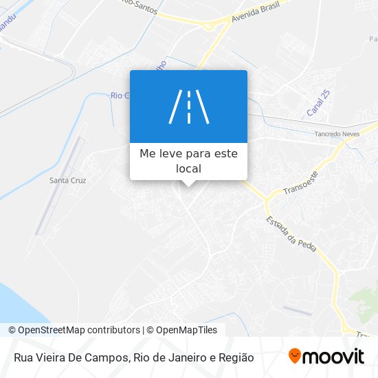 Rua Vieira De Campos mapa