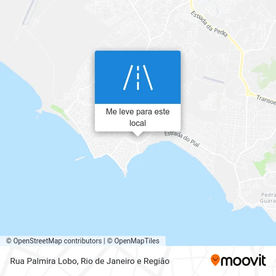 Rua Palmira Lobo mapa