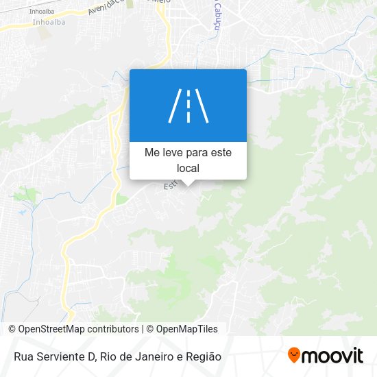 Rua Serviente D mapa