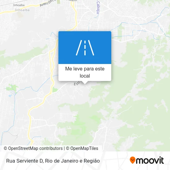 Rua Serviente D mapa