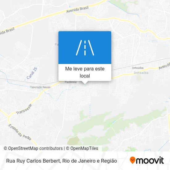 Rua Ruy Carlos Berbert mapa