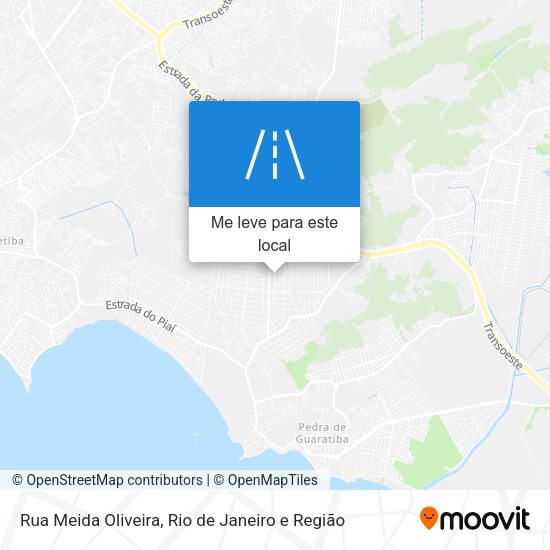 Rua Meida Oliveira mapa