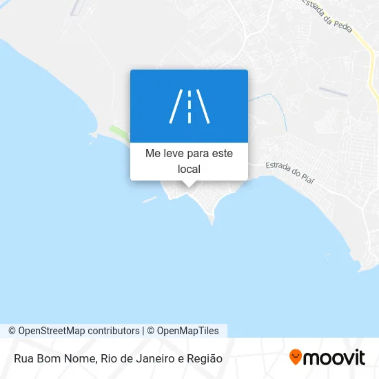 Rua Bom Nome mapa