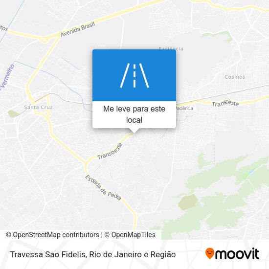 Travessa Sao Fidelis mapa