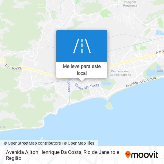 Avenida Ailton Henrique Da Costa mapa