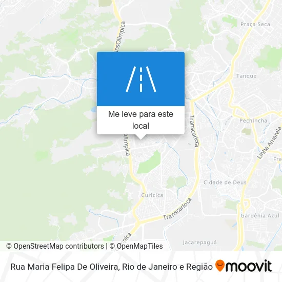 Rua Maria Felipa De Oliveira mapa