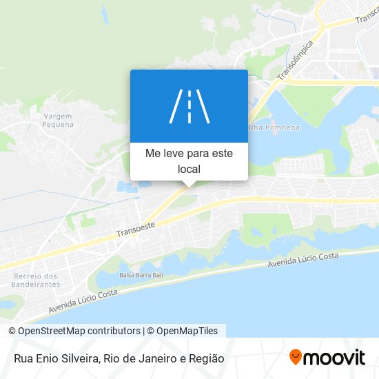 Rua Enio Silveira mapa