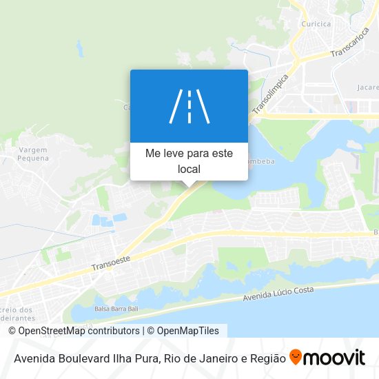 Avenida Boulevard Ilha Pura mapa