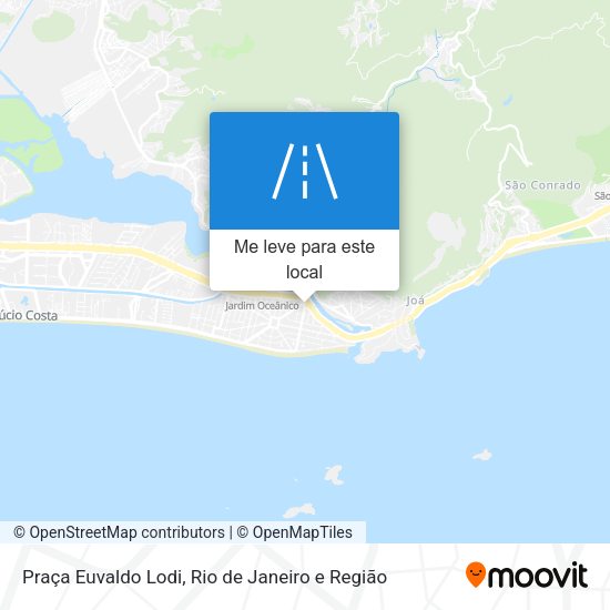 Praça Euvaldo Lodi mapa
