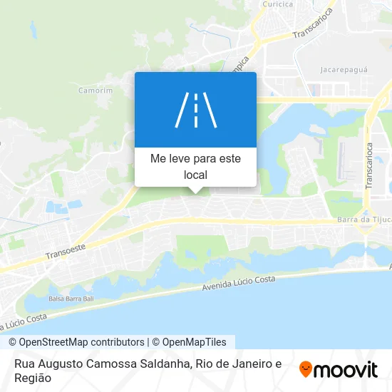 Rua Augusto Camossa Saldanha mapa
