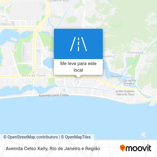 Avenida Celso Kelly mapa