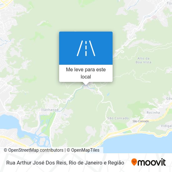 Rua Arthur José Dos Reis mapa