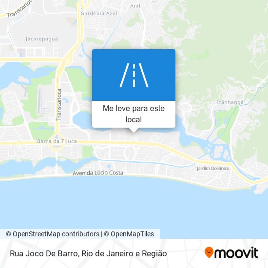 Rua Joco De Barro mapa