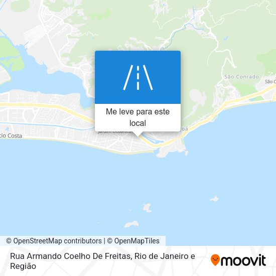 Rua Armando Coelho De Freitas mapa