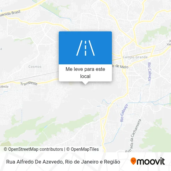 Rua Alfredo De Azevedo mapa
