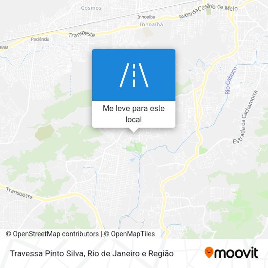 Travessa Pinto Silva mapa