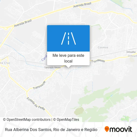 Rua Alberina Dos Santos mapa
