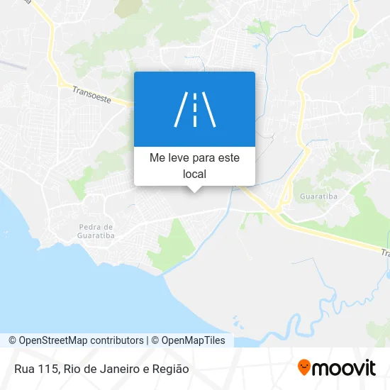 Rua 115 mapa
