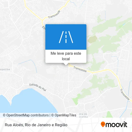 Rua Aloés mapa