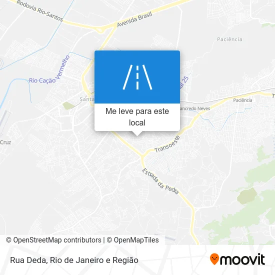 Rua Deda mapa