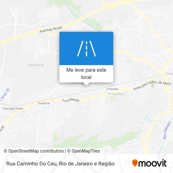 Rua Caminho Do Ceu mapa