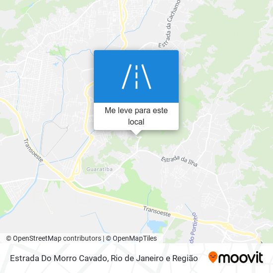 Estrada Do Morro Cavado mapa