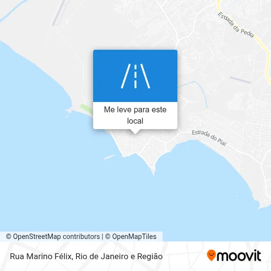Rua Marino Félix mapa