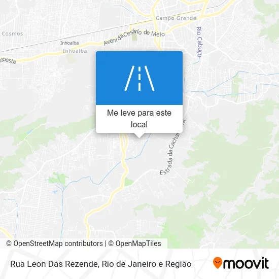 Rua Leon Das Rezende mapa