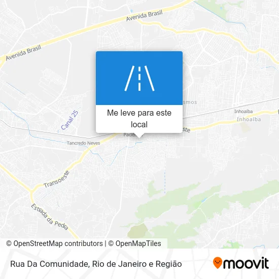 Rua Da Comunidade mapa