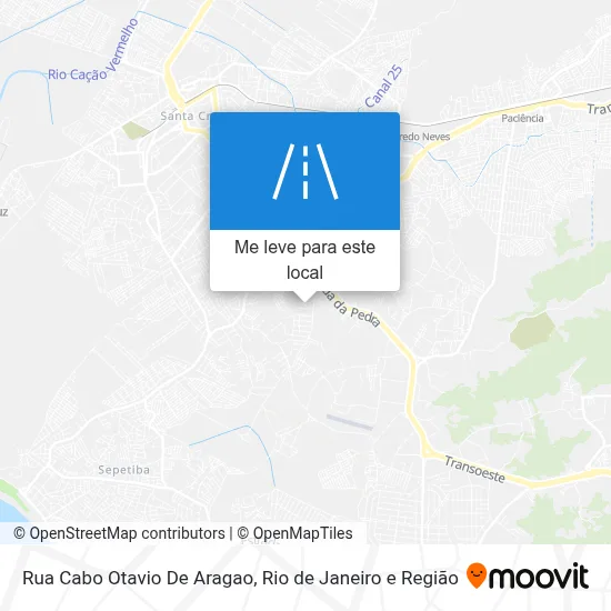 Rua Cabo Otavio De Aragao mapa
