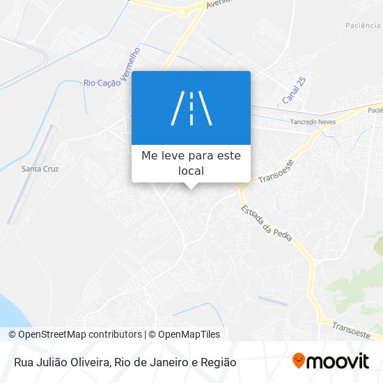 Rua Julião Oliveira mapa