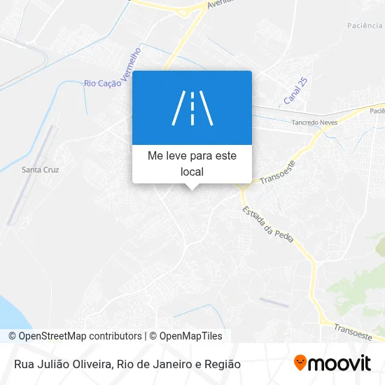 Rua Julião Oliveira mapa