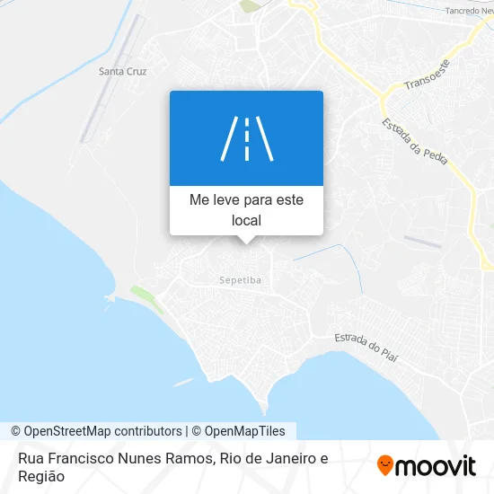 Rua Francisco Nunes Ramos mapa