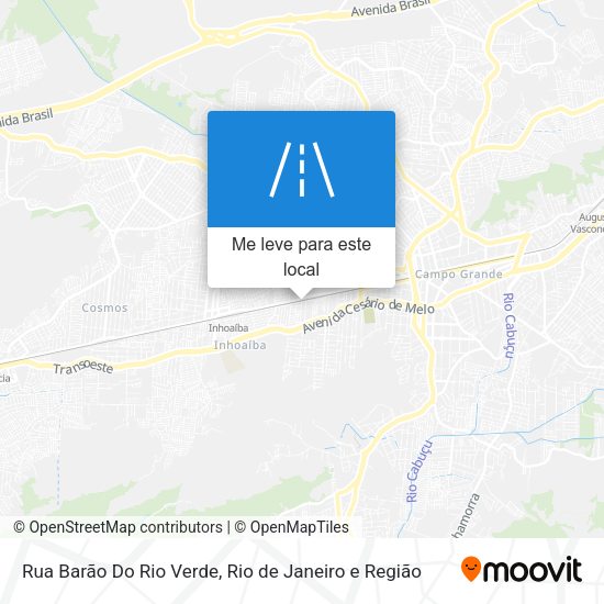 Rua Barão Do Rio Verde mapa