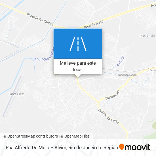 Rua Alfredo De Melo E Alvim mapa