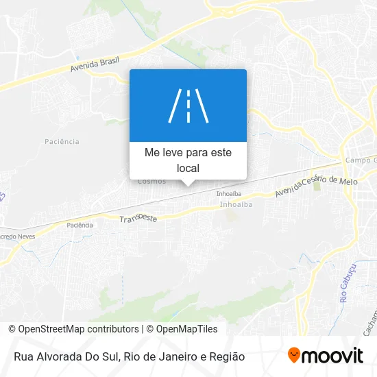 Rua Alvorada Do Sul mapa