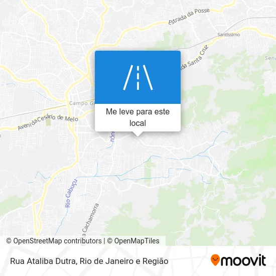 Rua Ataliba Dutra mapa