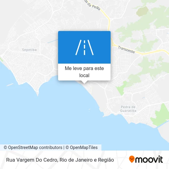 Rua Vargem Do Cedro mapa