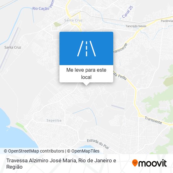 Travessa Alzimiro José Maria mapa